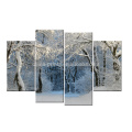 Hiver Couvert en neige Canvas Art / Landscape Canvas Print / Toile tendue Art de peinture